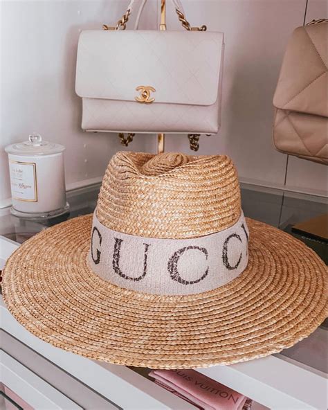 gucci sun hat straw